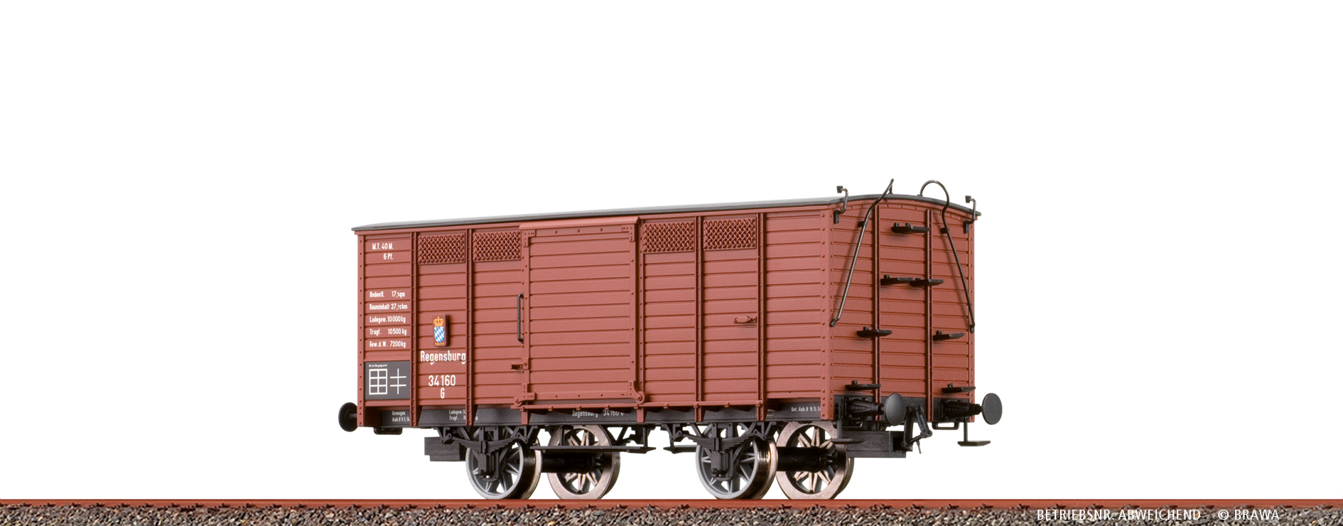48046 K.Bay.Sts.B. gedeckter Güterwagen G Ep.1