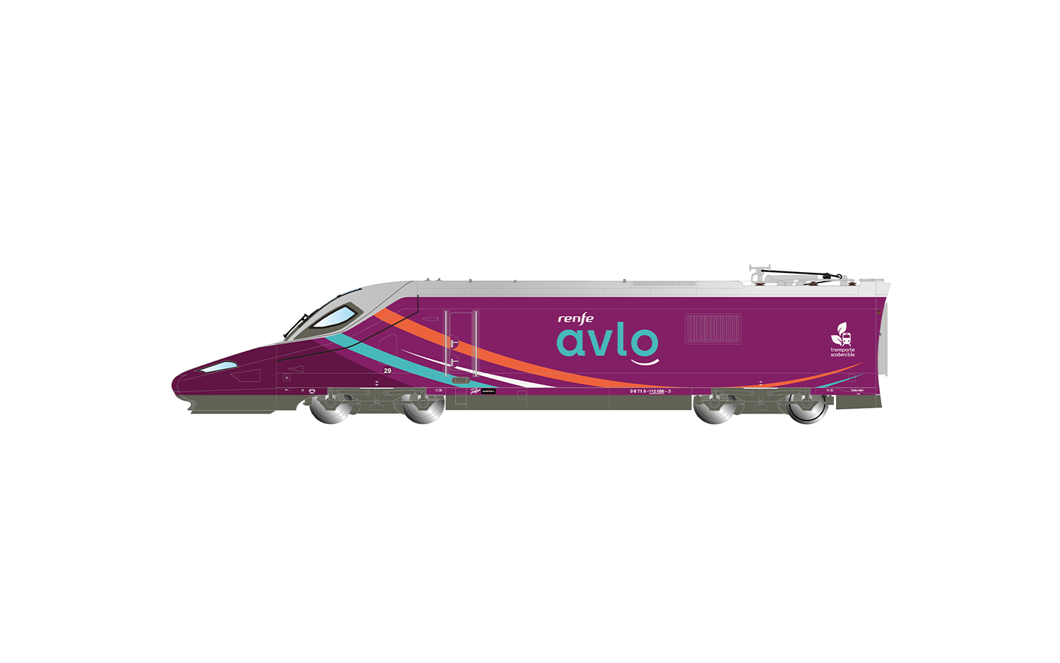 HE2031 RENFE, 5-tlg. Grundset des Hochgeschwin