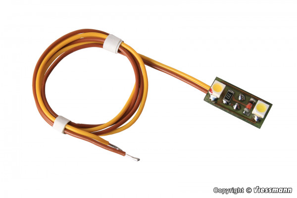 6017 Hausbeleuchtung, 2 LEDs gelb, 3 Stück