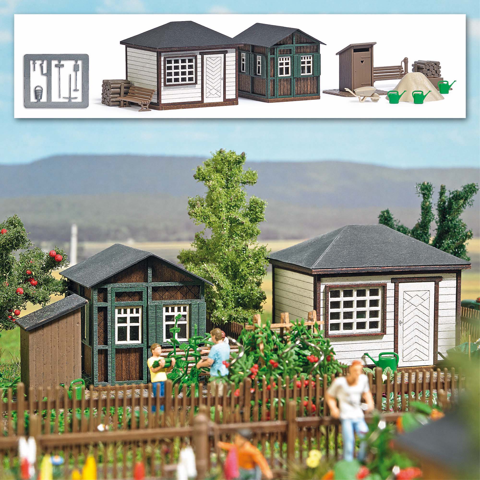 1616 Gartenlauben Set 1
