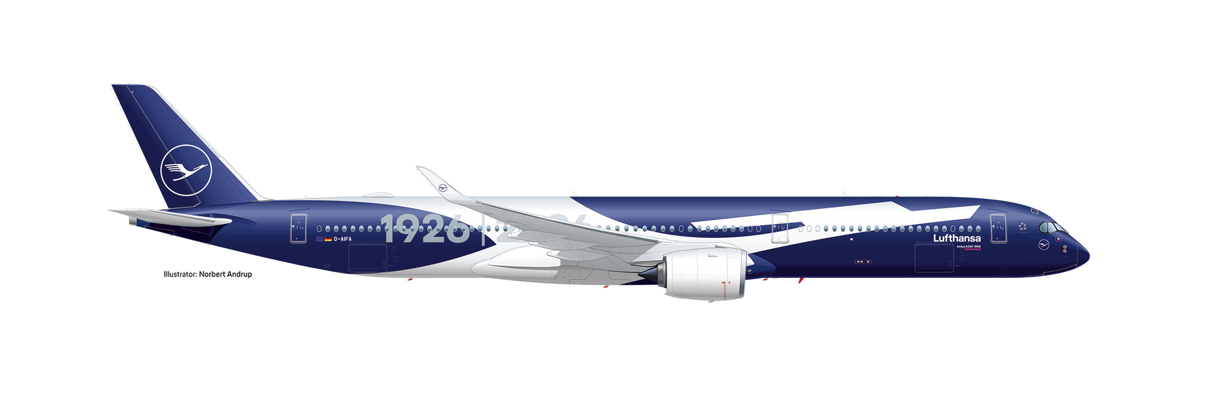 574143 Airbus A350-1000 Lufthansa/100 Jahre