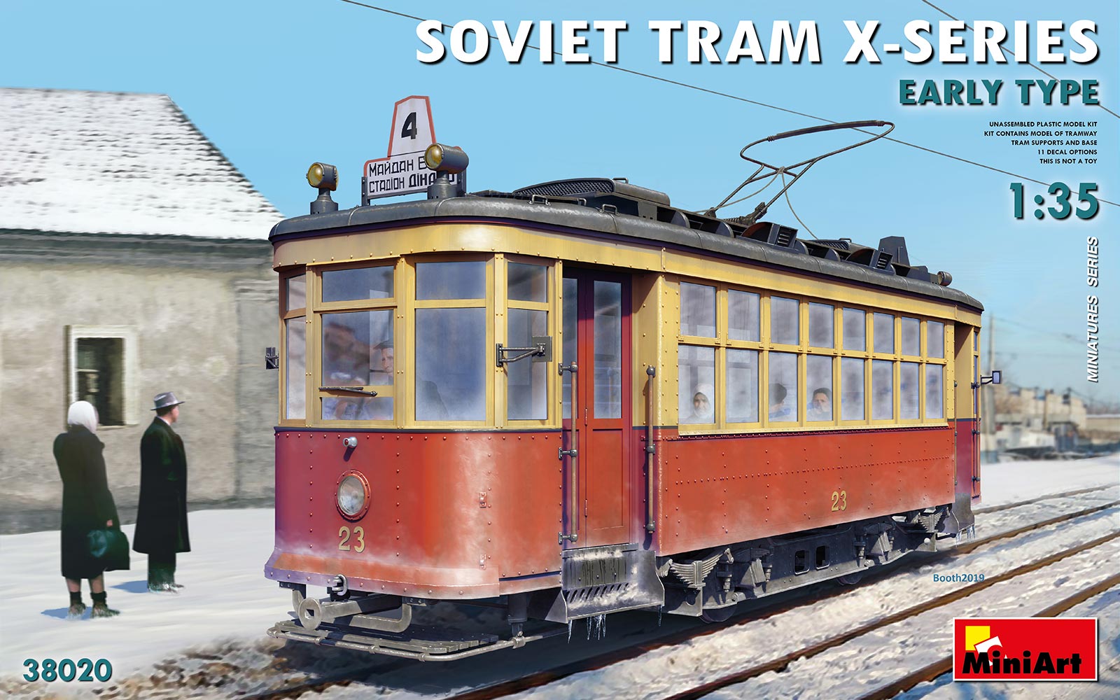 38020 Soviet Tram X-Serie Early Type