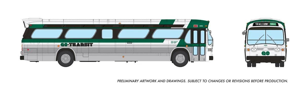 753111 New Look Bus (Deluxe) GO Transit#1050