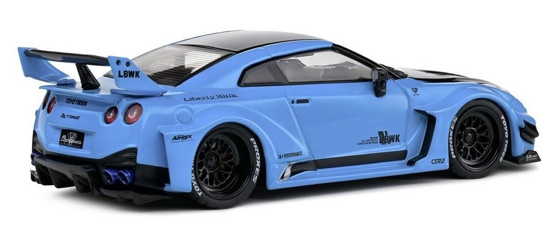 Solido S4311209 Nissan GTR35 Liberty Walk Silhouette bla