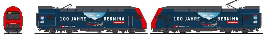90236S SBB E-Lok Re 450 100 J.Bernina Ep.5/6