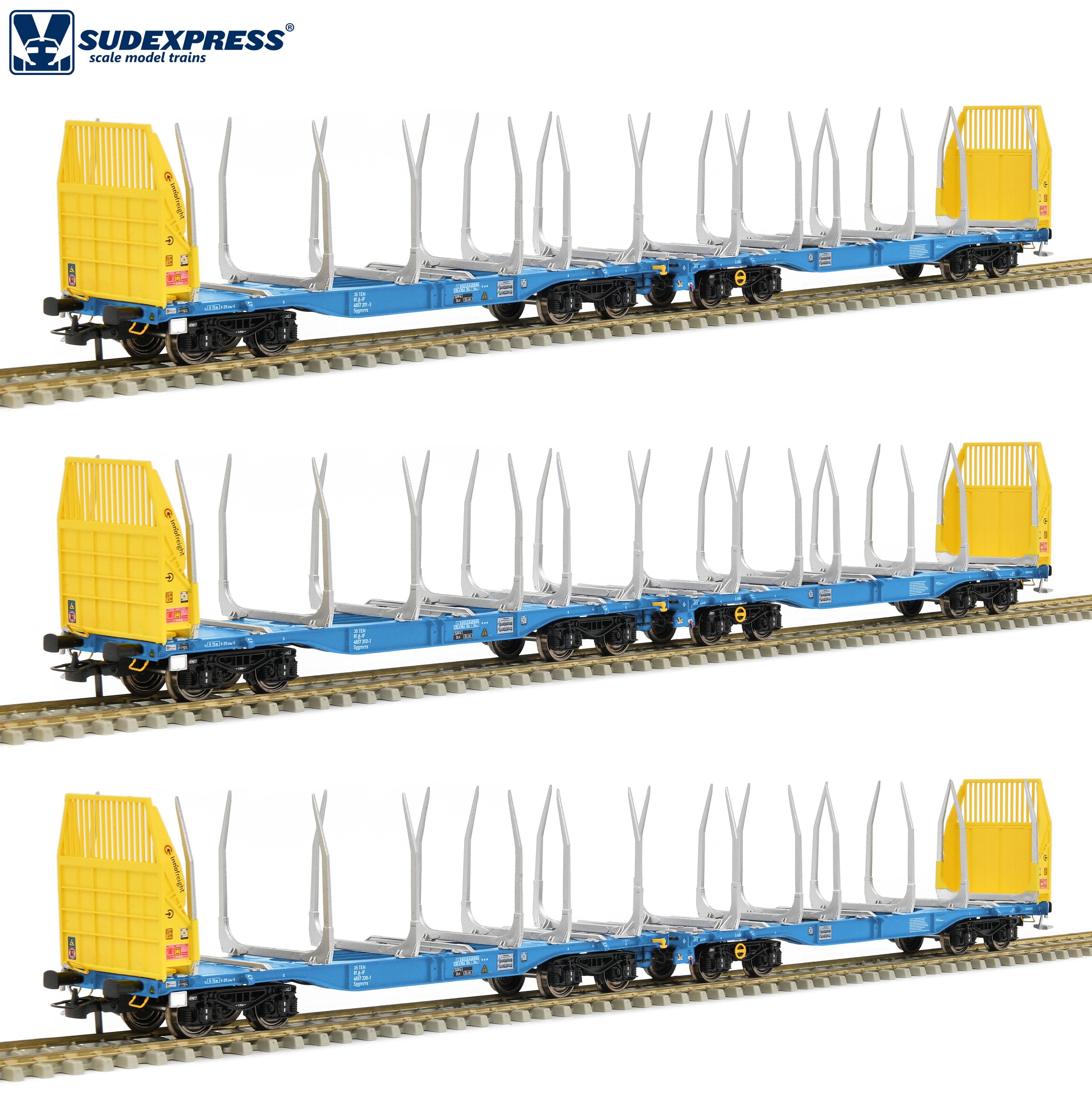 Sudexpress S4657006 Innofreight Doppeltragwagen-Set Ep.6