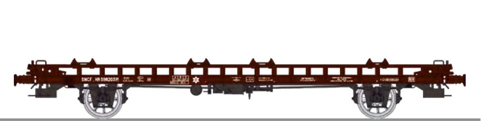 WB-634 SNCF UFR Doppeltragwagen unbeladen Ep.3