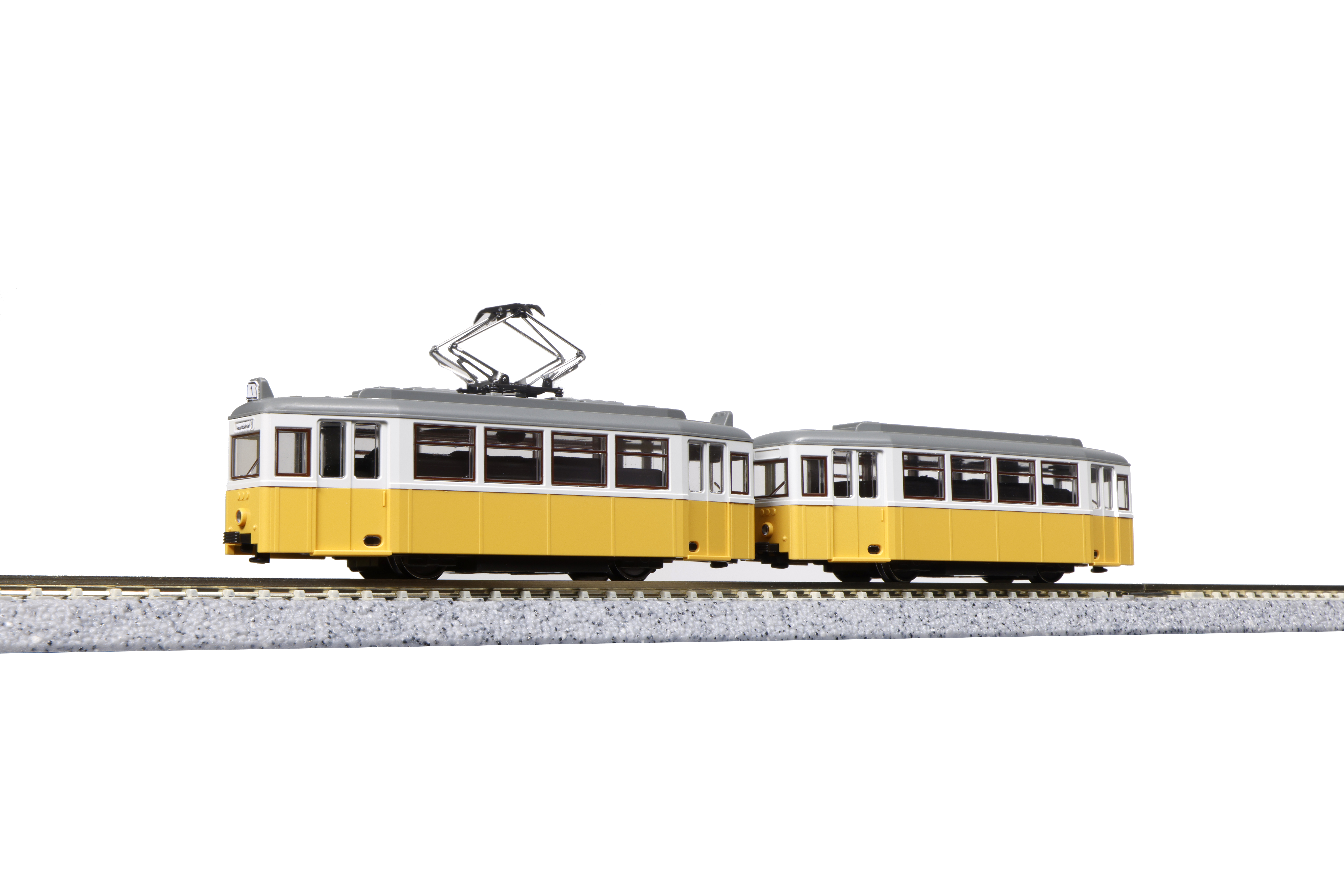 14806-4 Straßenbahn Düwag 2-tlg gelb/weiß