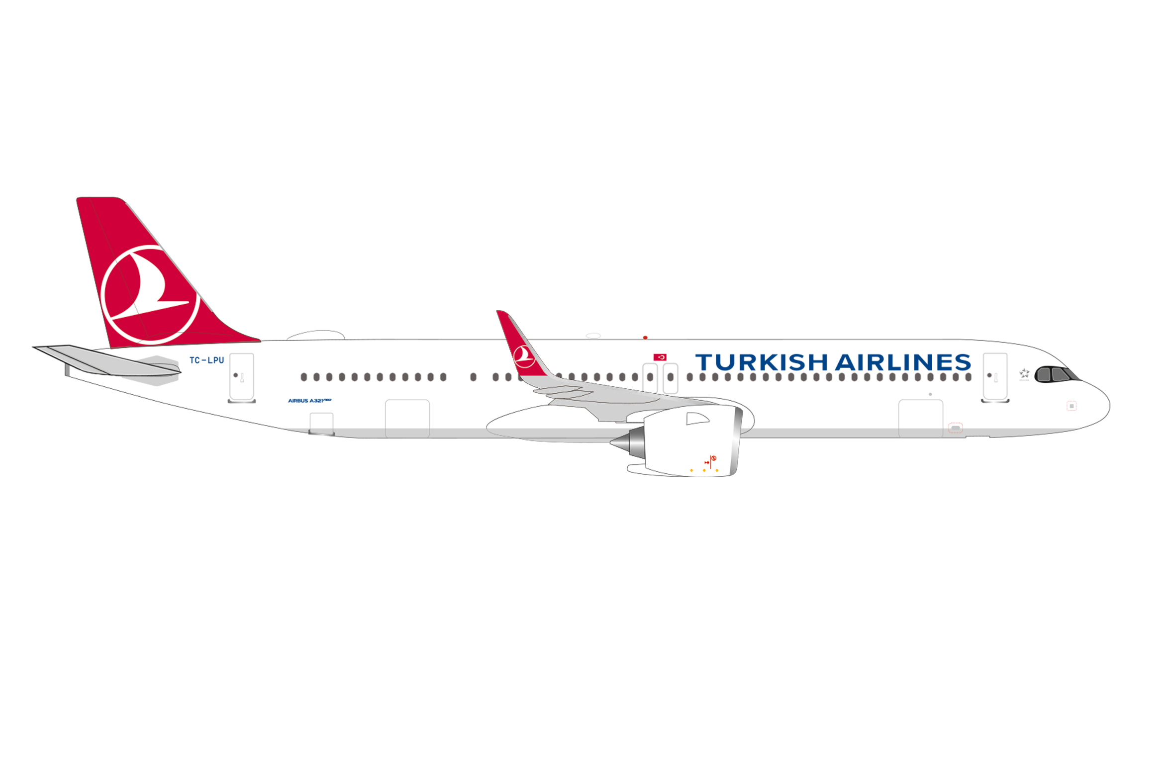 532853-001 Airbus A321neo Turkish Airlines TC-LPU