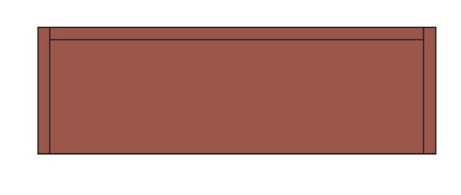 DPM90108 Dock Riser Wall, 4 St.