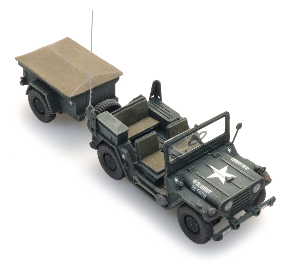 6870569 US M151 + M416 Forest green