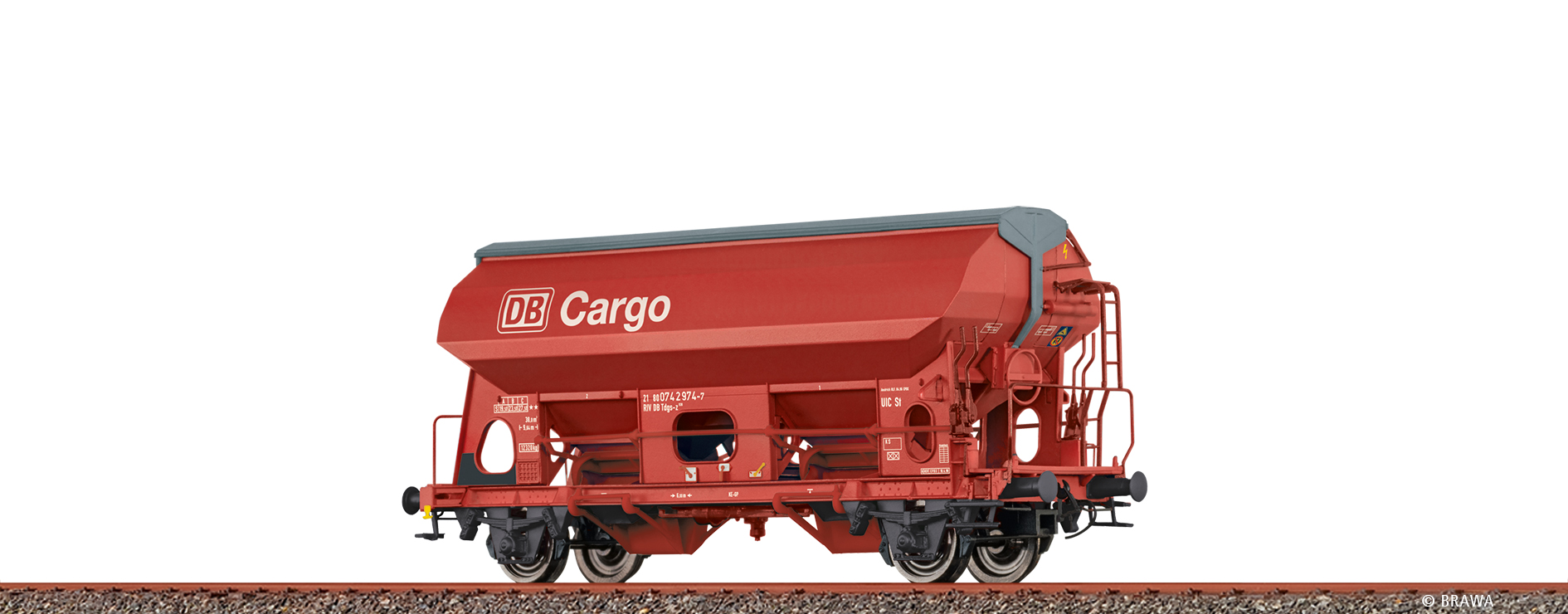 Brawa 49558 DB Cargo Schüttgutwagen Tdgs-Z 930 Ep.5