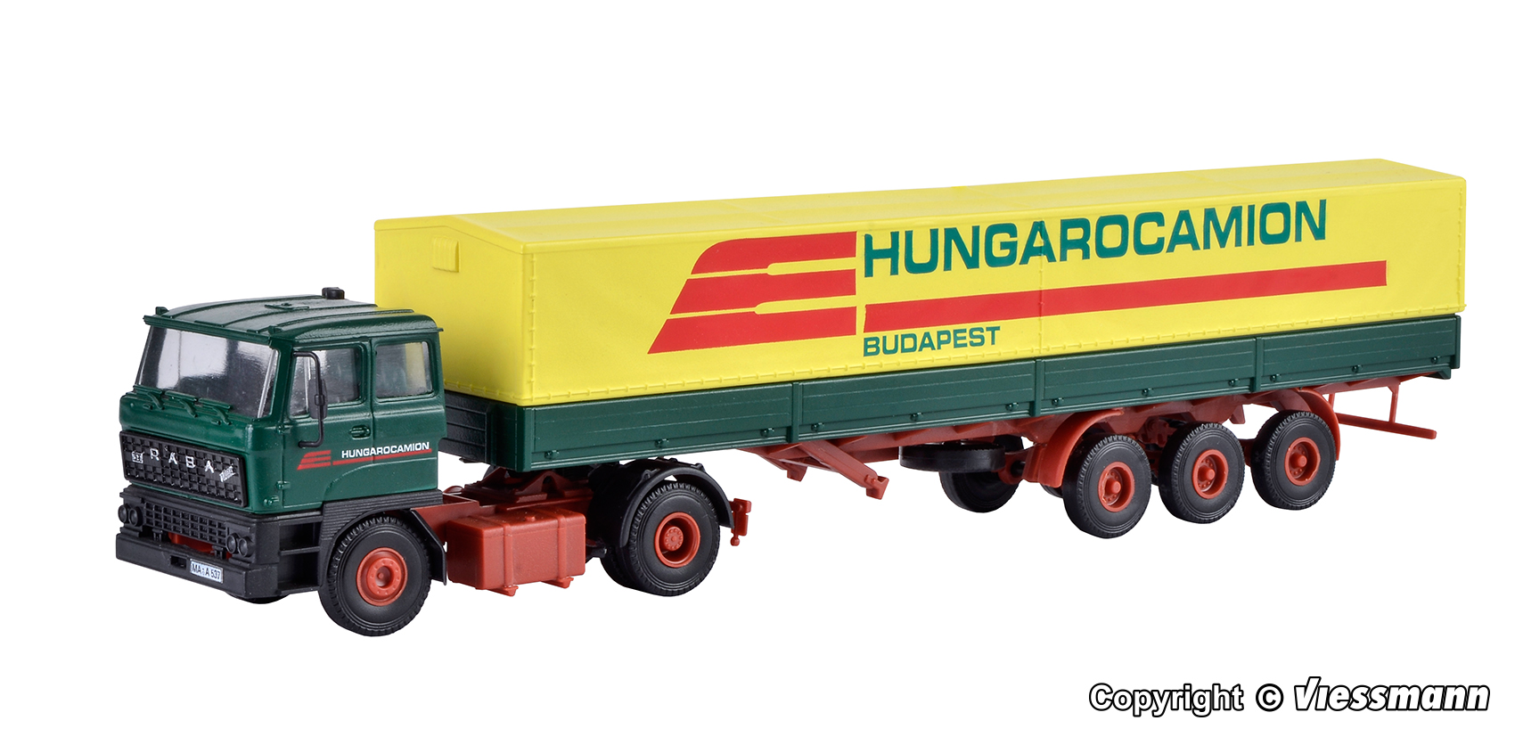 Kibri 14699 RABA Zugmaschine mit Planenauflieger