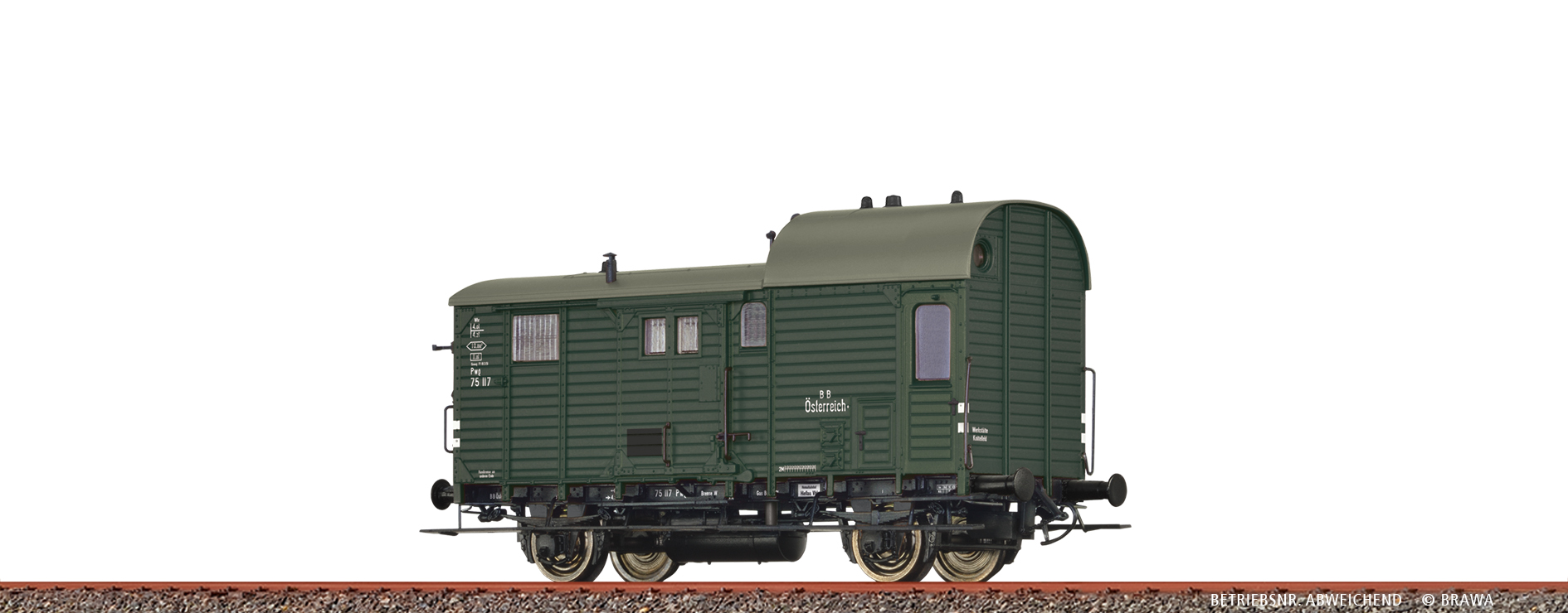49433 BBÖ Güterzuggepäckwagen Pwg Ep.3