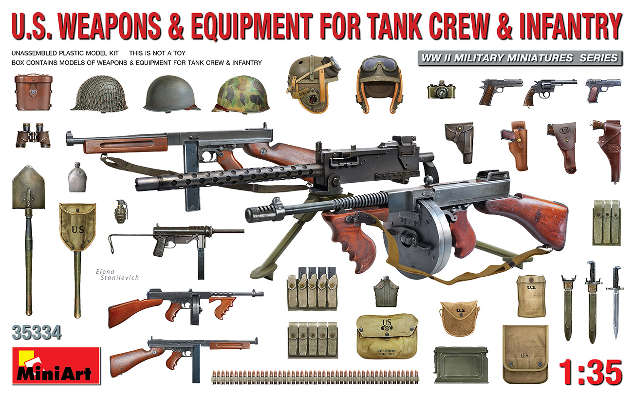 35334 U.S. Weapons & Equipment for Tank Crew