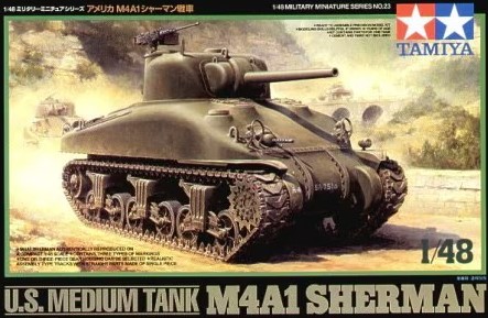 Tamiya 32523 U.S. Medium Tank M4A1 Sherman