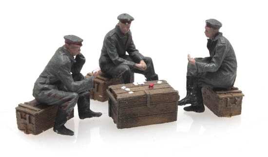 387.356 WW I Kartspielende deutsche Soldaten 3