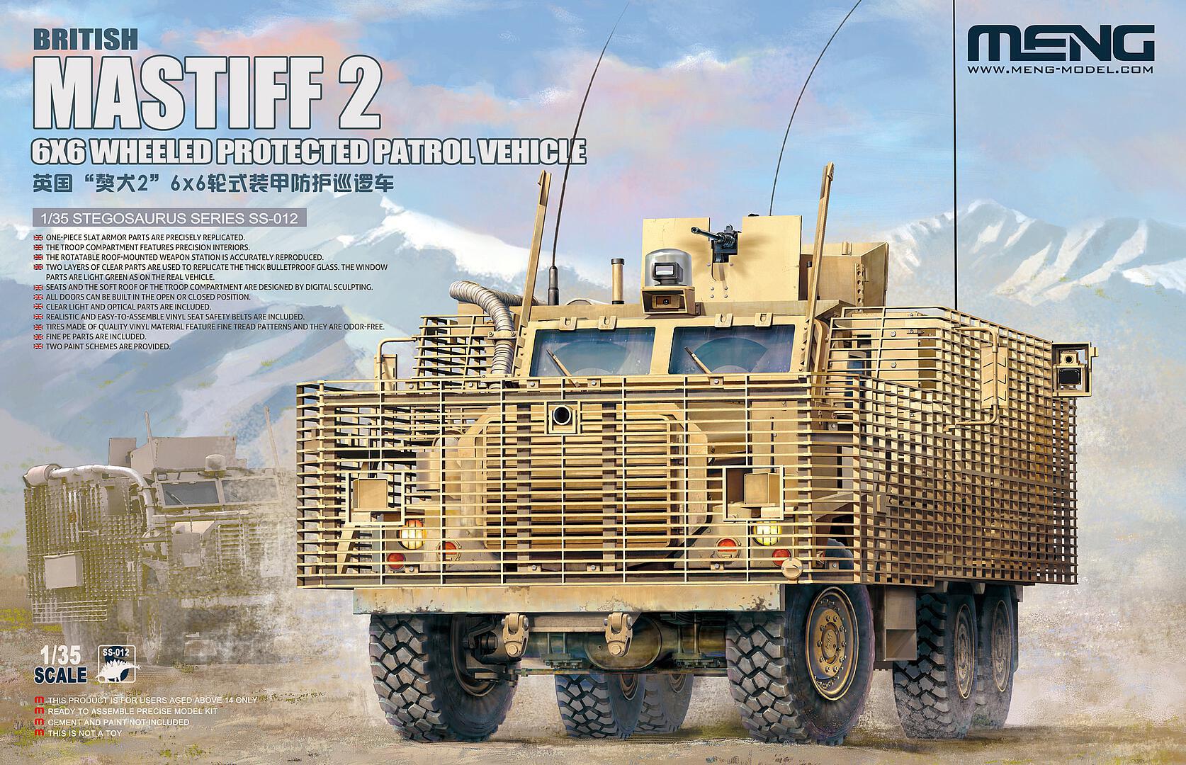 SS-012 British Mastiff 2 6x6 Wheeled Protected