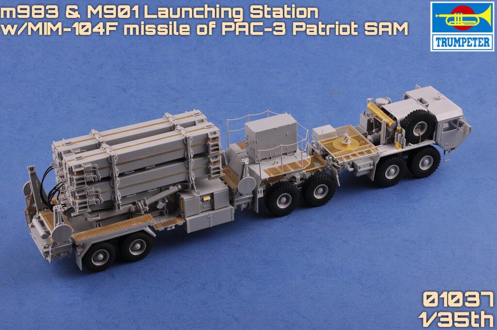Trumpeter 751037 M983 Tractor & M901 Patriot System