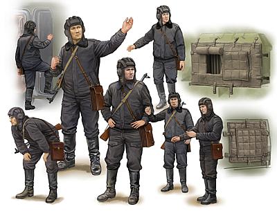 750434 Sowjetische Soldaten, Scud B Crew
