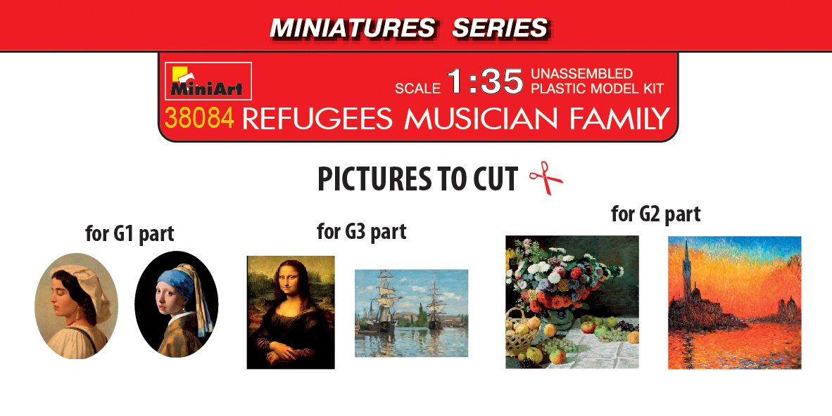 MiniArt 38084 Musikerfamilie - Street Musicans