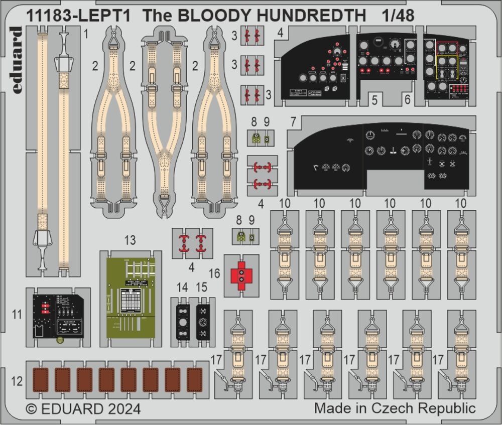 Eduard 11183 B-17F The Bloody Hundredth 1943