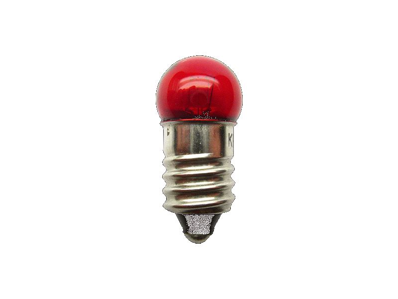 50287 E10 Glühlampe 11mm Kopf rot 19V 100mA