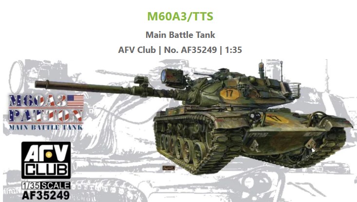 AF35249 M60A3 TTS Patton Main Battle Tank