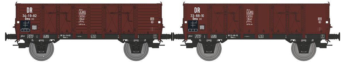 WB-931 DR offener Güterwagen-Set 2-tlg. Ep.4