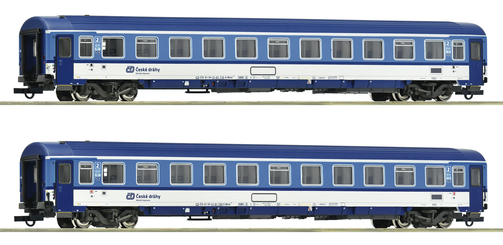 6200157 CD Schnellzuwagen 2.Kl. Set 2tlg. Ep.6
