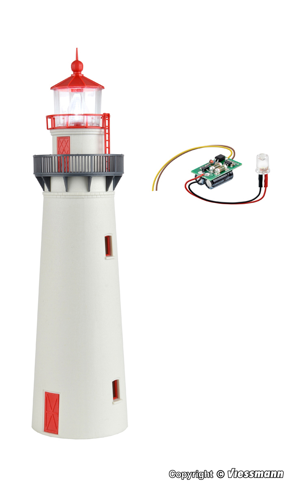 Kibri 39170 Leuchtturm mit LED-Feuer