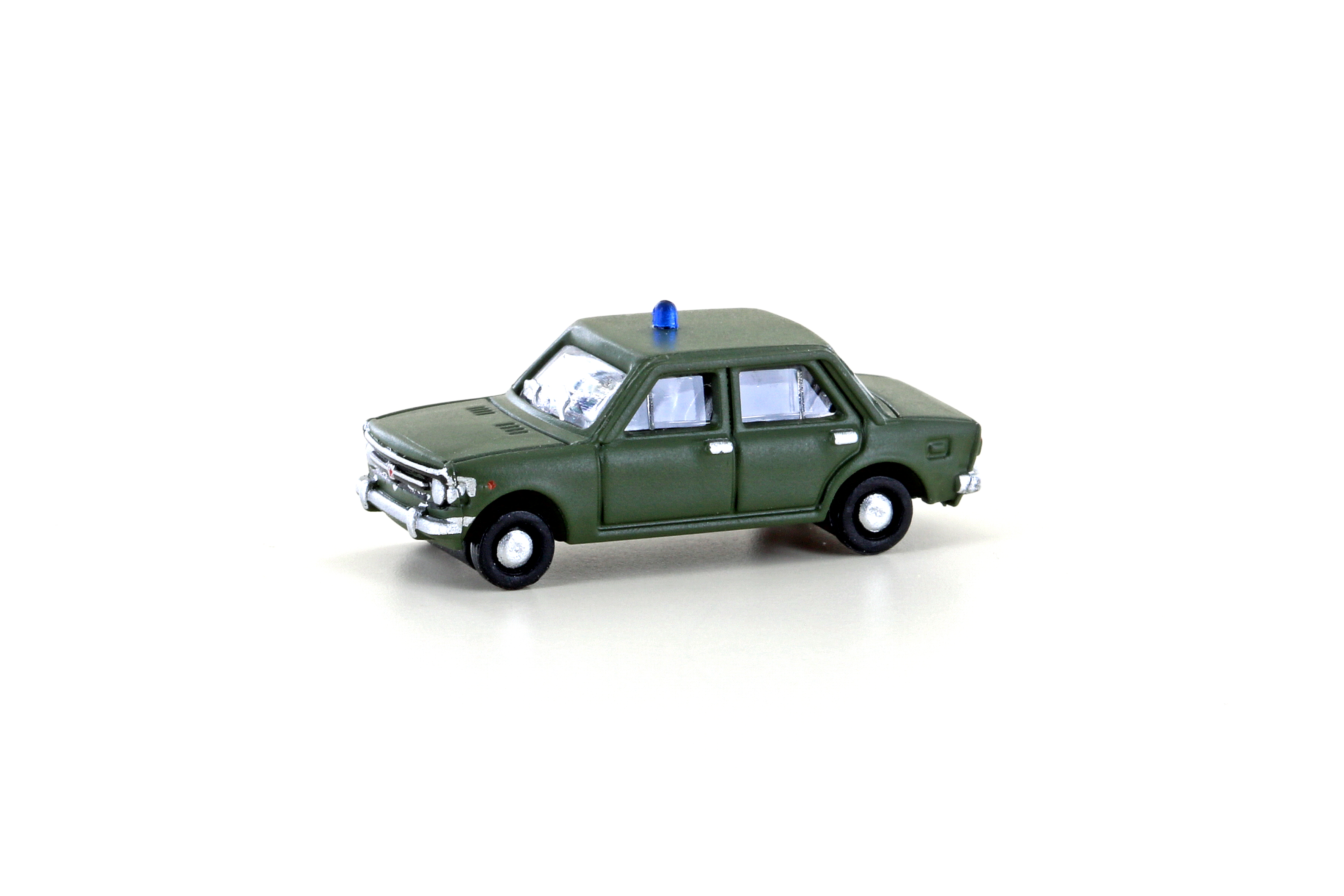 61518 Fiat 128, Militär, olivgrün, Blaulicht