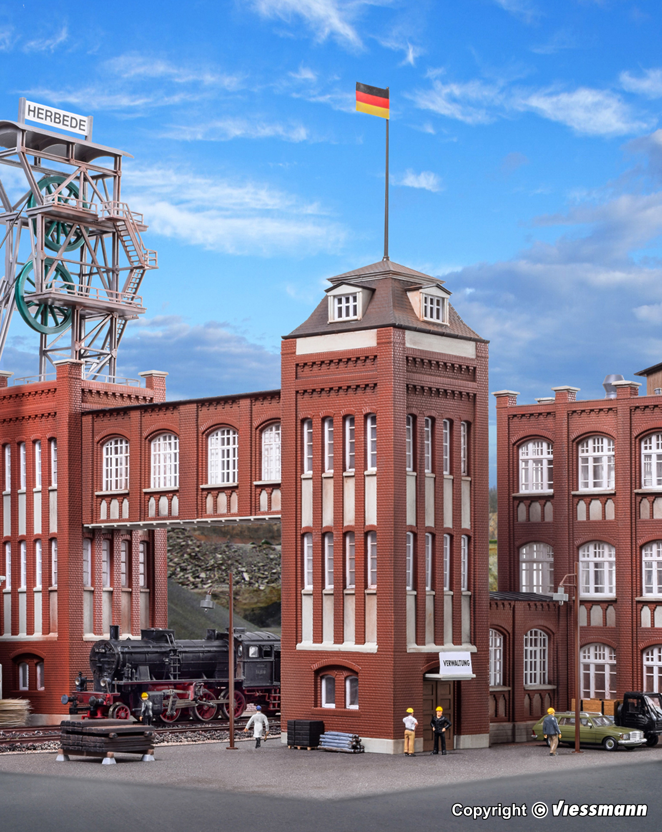 Kibri 39847 Verwaltungsturm mit Übergängen