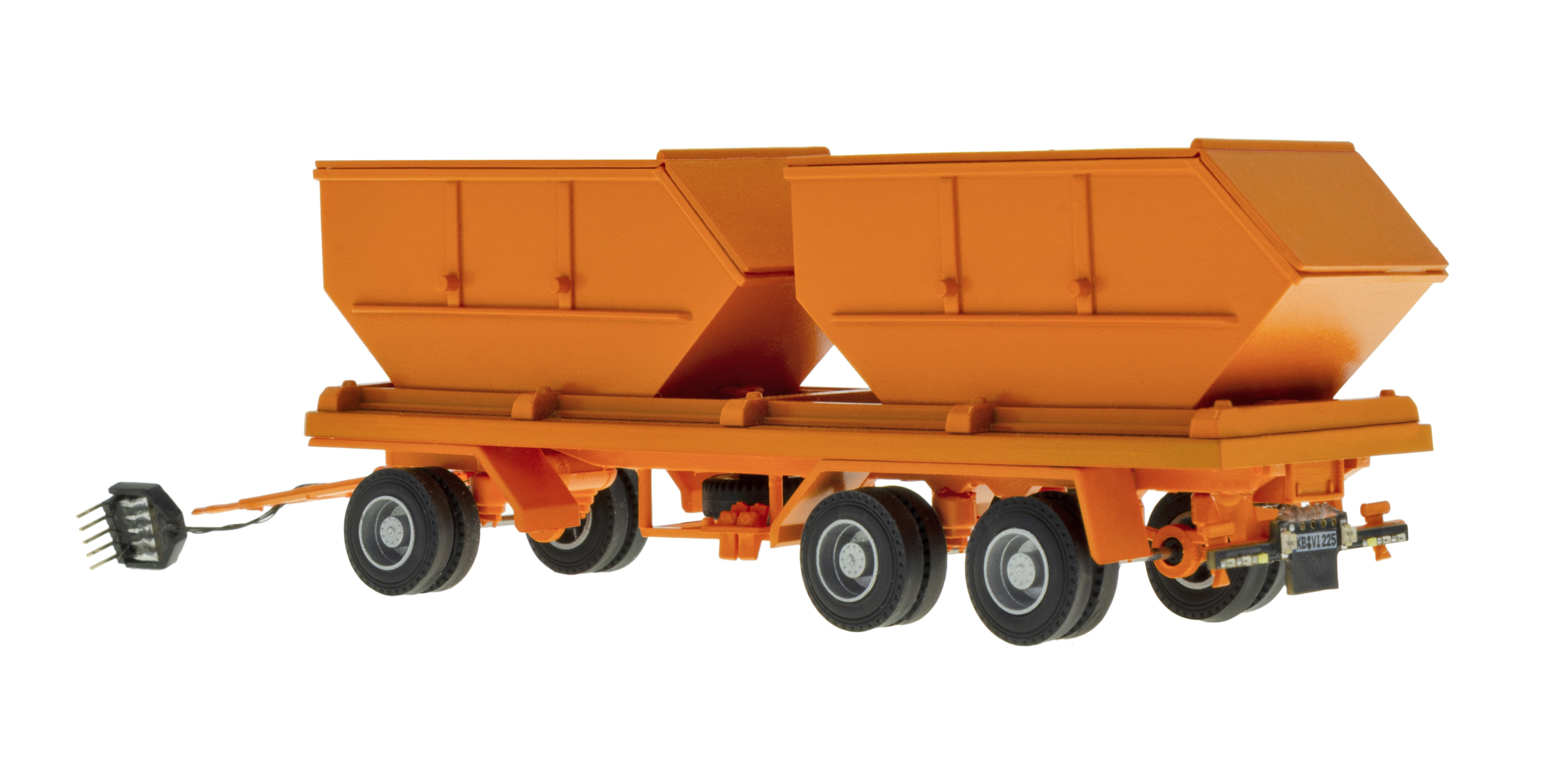 8225 CarMotion: 3a Container-Auflieger orange