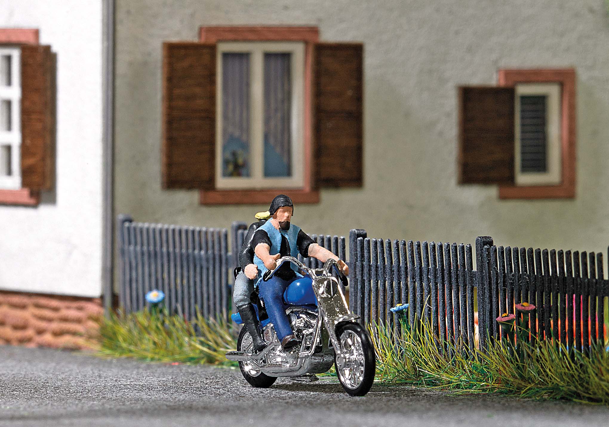 7860 US Motorrad mit Bikerpärchen