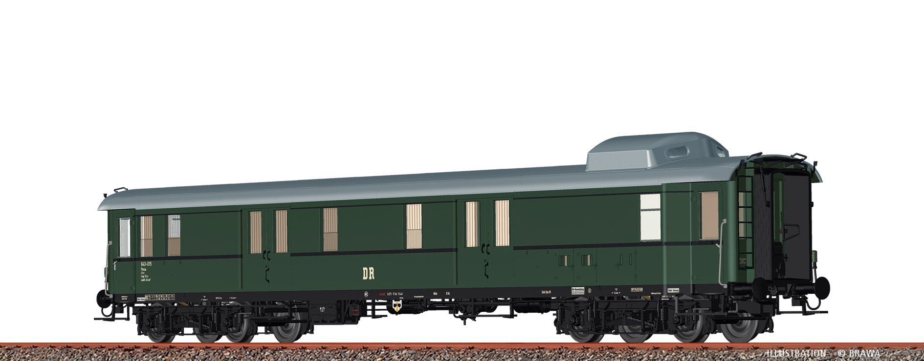 58309 DR Personenwagen Gepäckwagen Ep.3