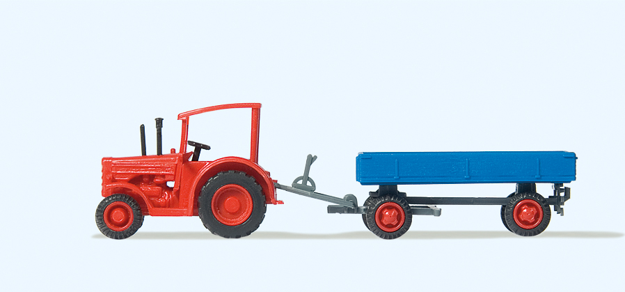 79502 Hanomag-Schlepper mit Anhänger
