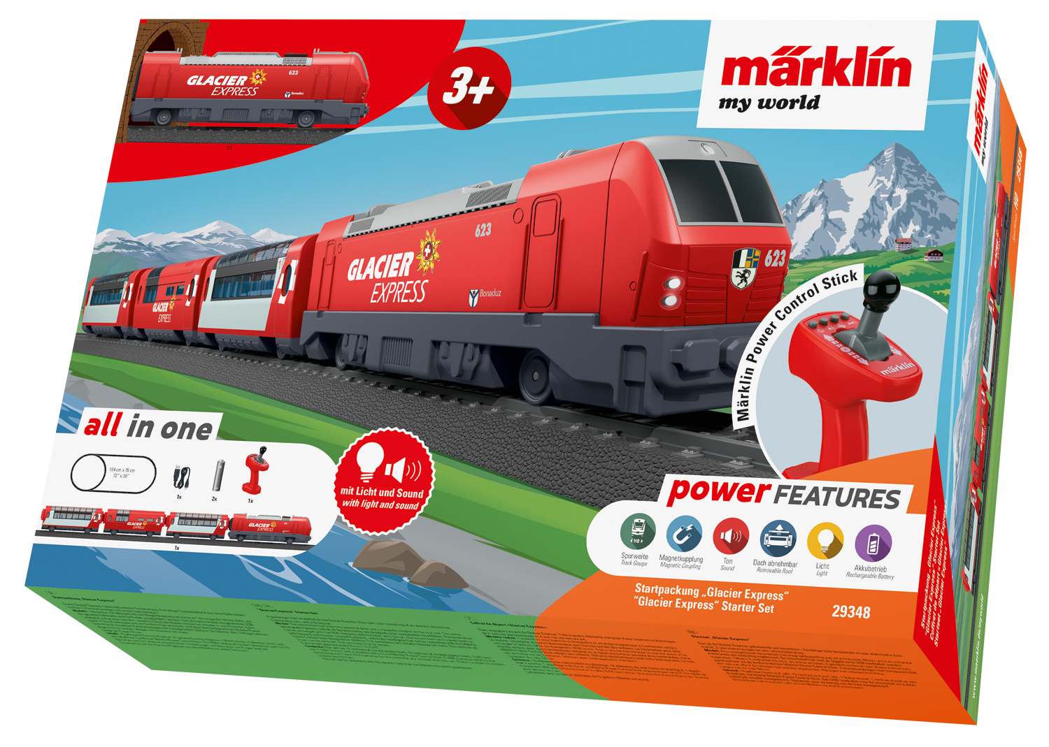 Märklin 29348 Startpackung "Glacier Express"