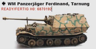 6870192 WM Panzerjäger Ferdinand, Tarnung