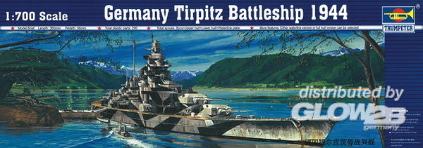 Trumpeter 755712 Schlachtschiff Tirpitz 1944