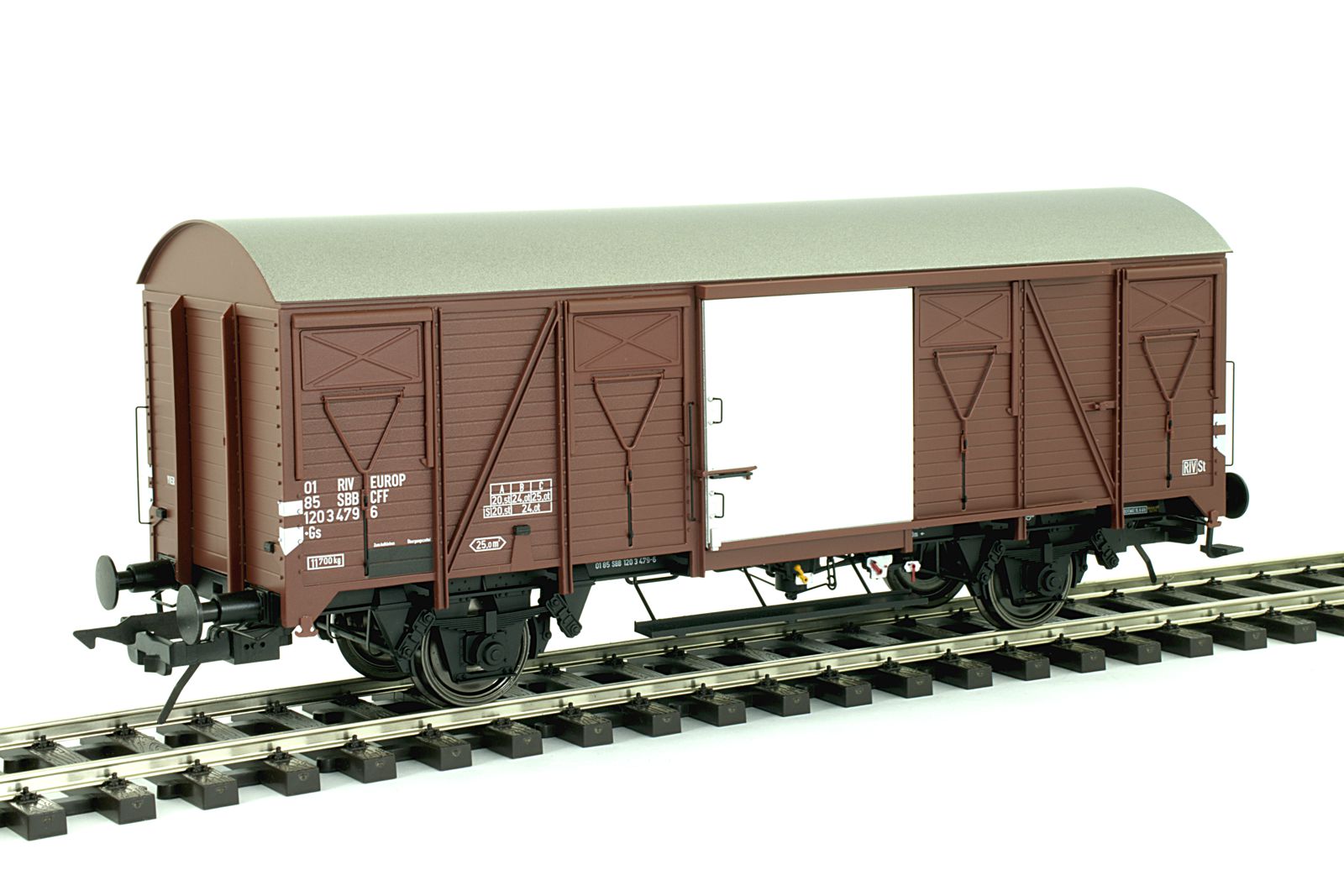 42246-03 SBB ged. Güterwagen K4 Ep.4 - Stahldach