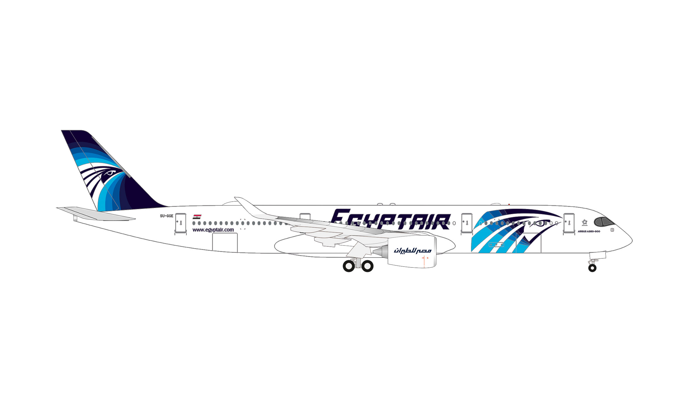 539555 Airbus A350-900 EgyptAir
