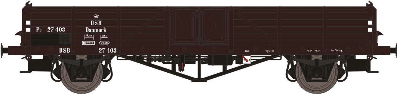 DK-873062 DSB offener Güterwagen PD 27403 Ep.3