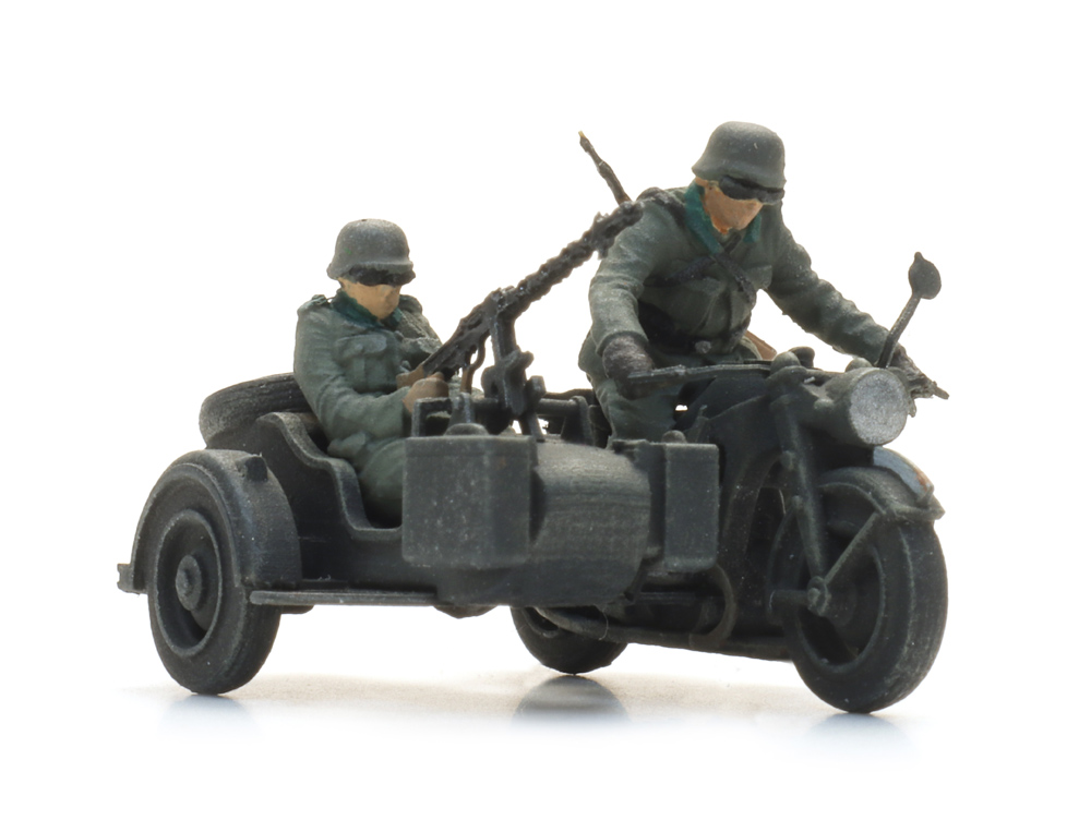 Artitec 6870749 WM Zündapp mit Beiwagen + 2 Figuren