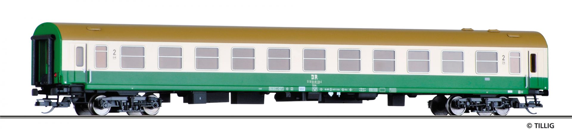 502451 Liegewagen 2. Klasse Bcme der DR