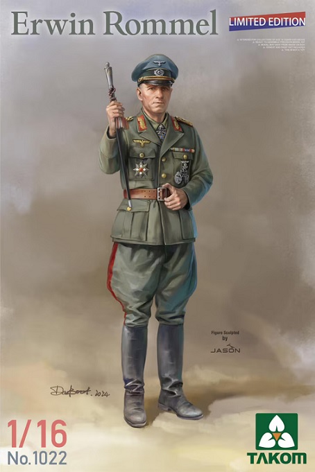 1022 Figur Erwin Rommel  - Limited Edition