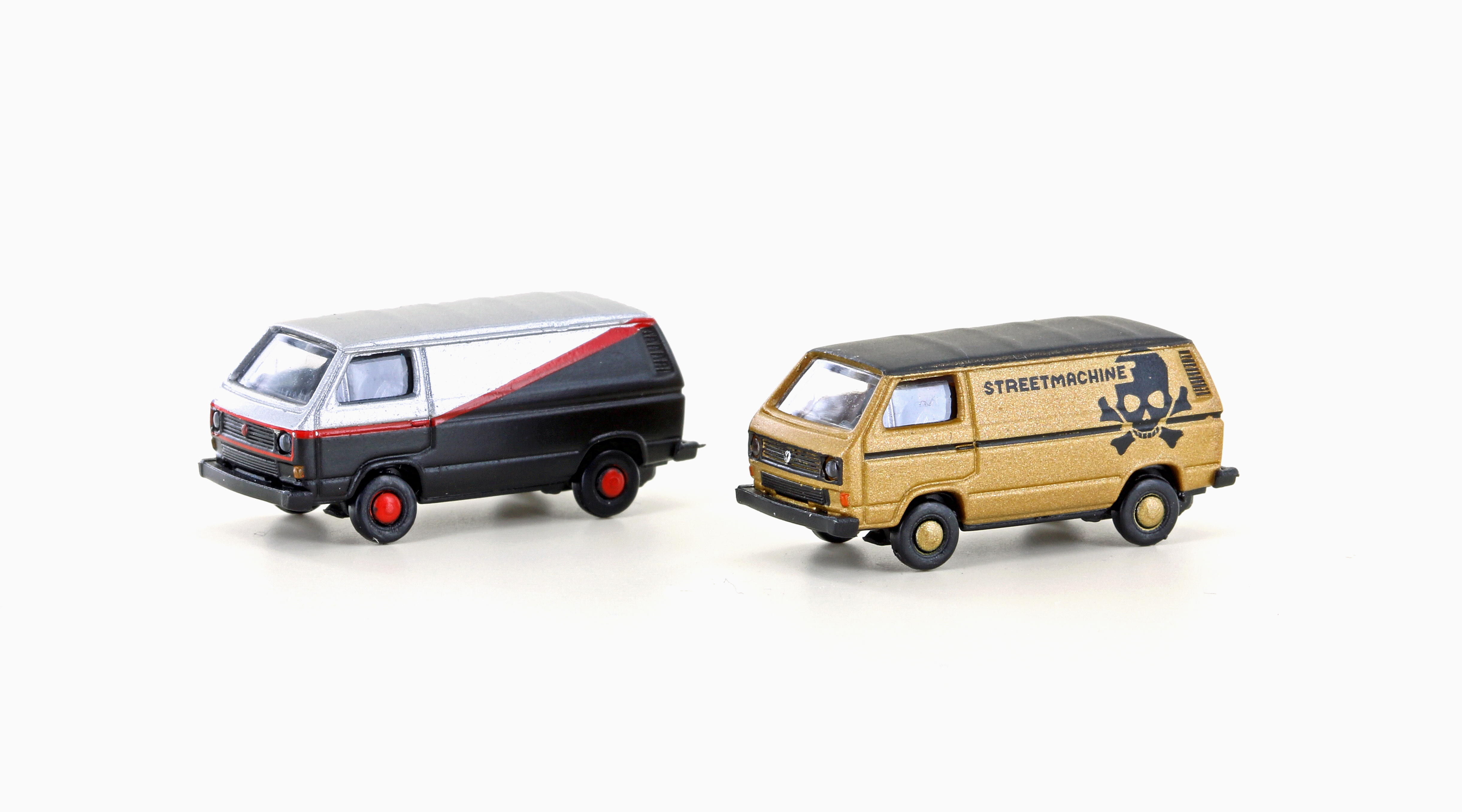 4344 2er Set VW T3 Kasten Tuning metallic