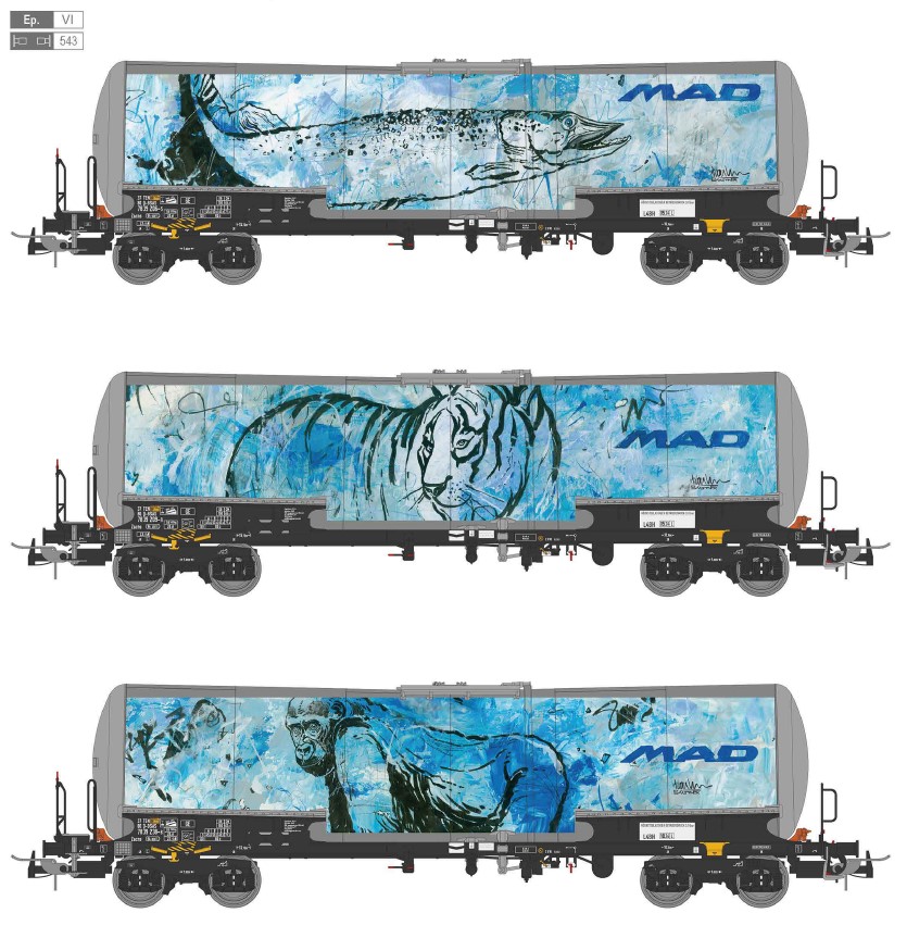 Sudexpress S783903 BSAS MAD Kesselwagen-Set 3-tlg. Ep.6