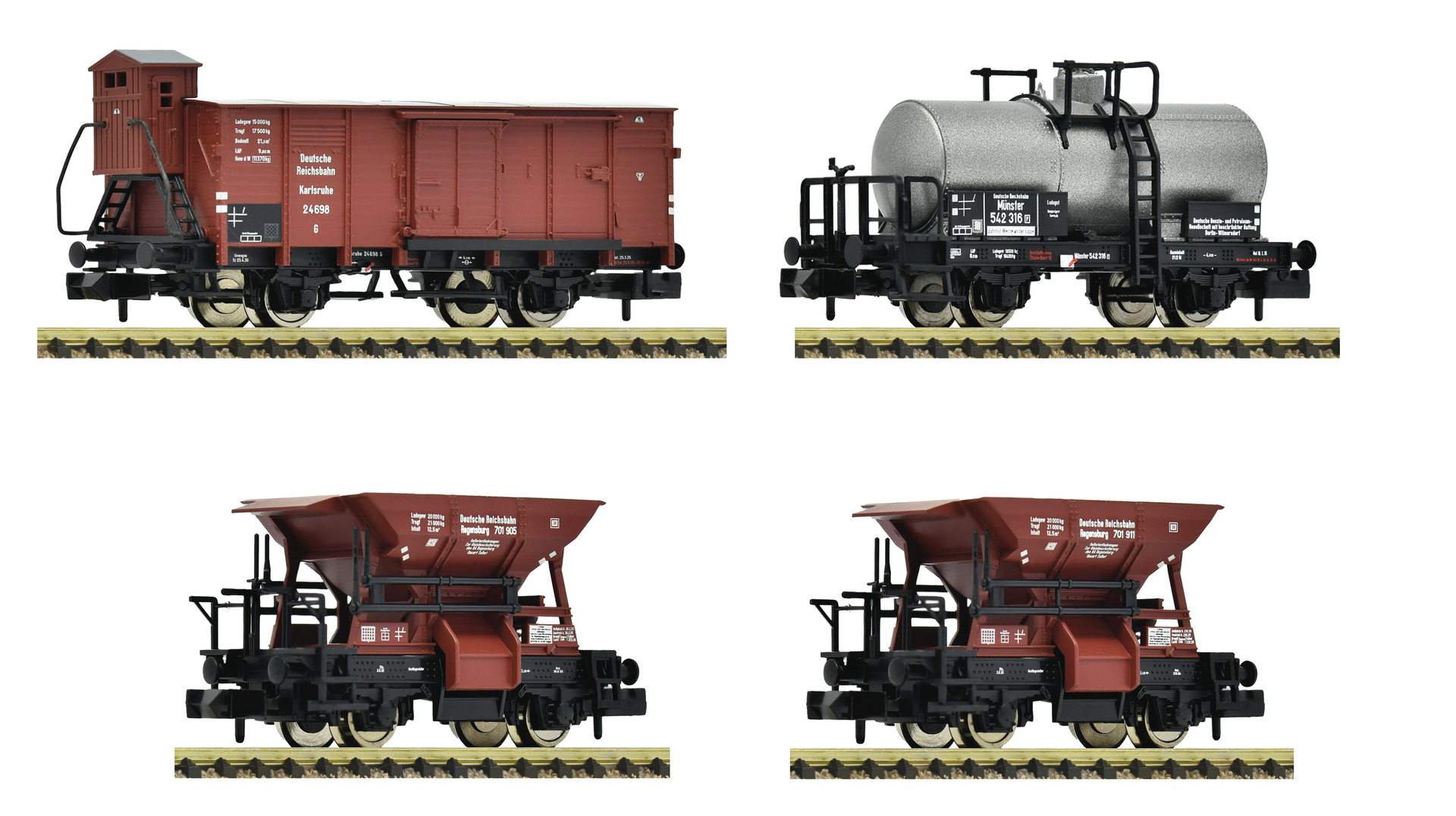 6660120 DRG Güterzug Set 4-tlg. Ep.2