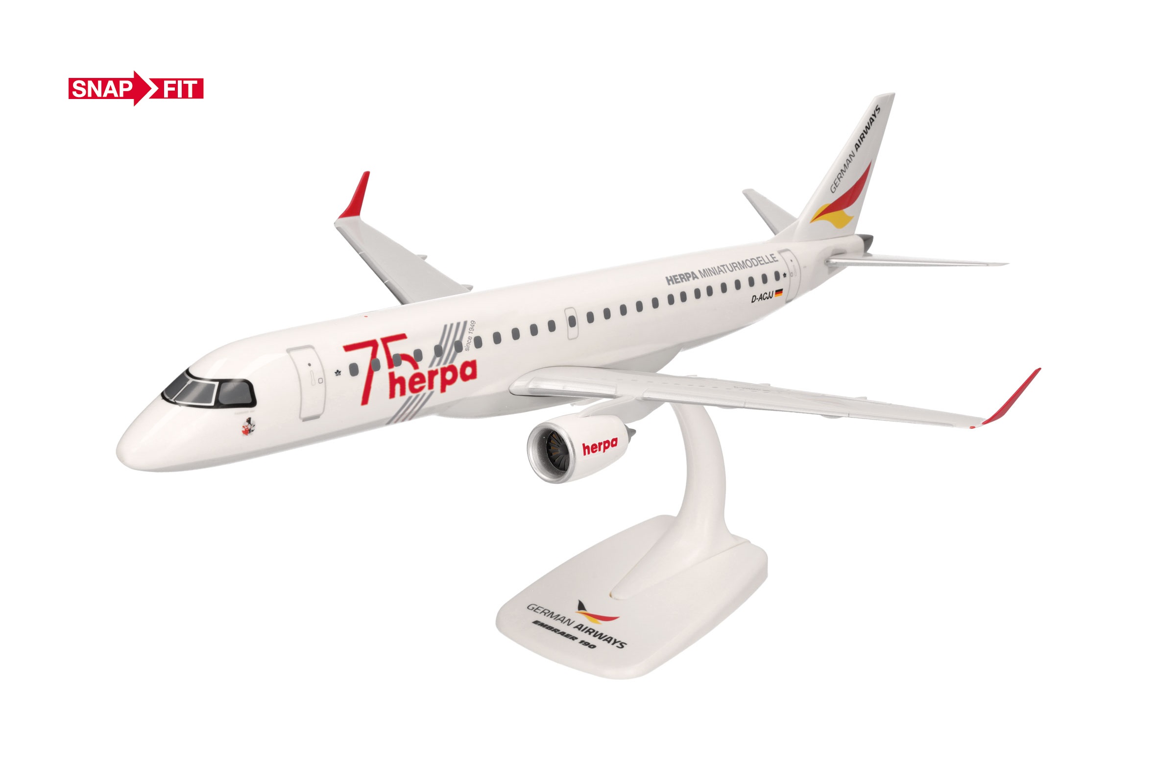614368 SnapFit: Embraer E190 German Airways